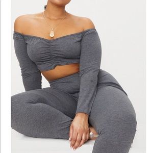 Matching crop top set